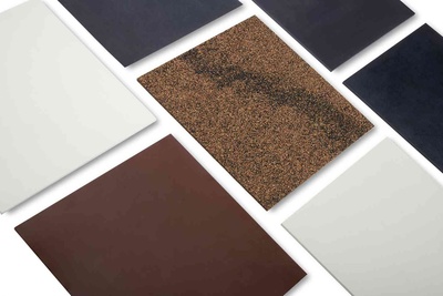 Squares of mutlicolored rubber