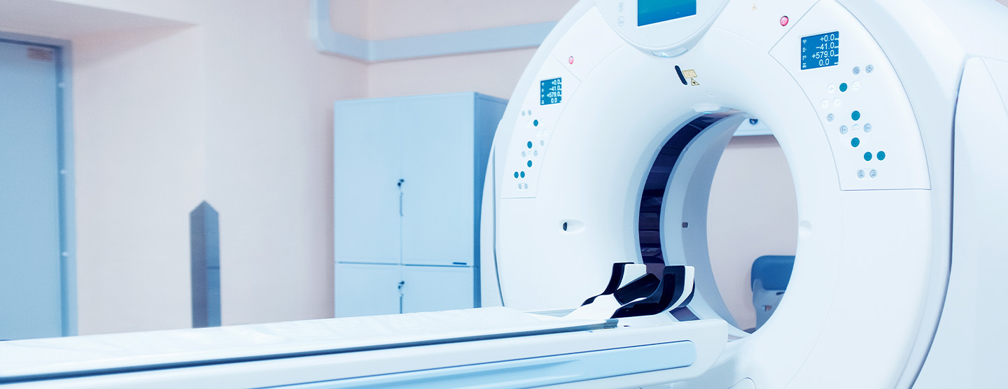 White MRI scanner