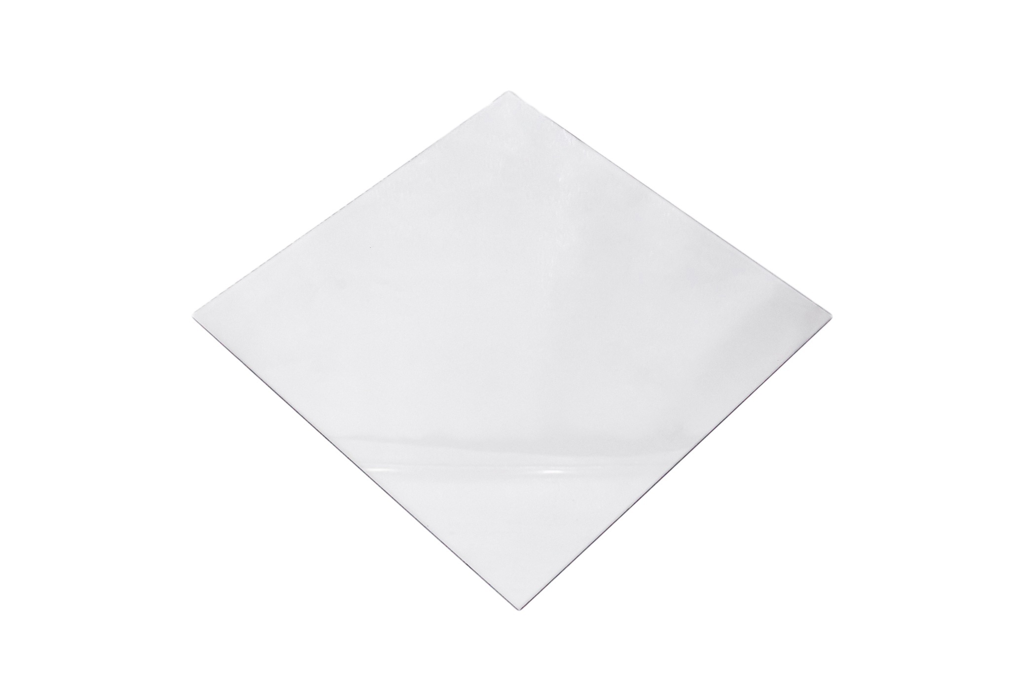 PTEG material converted to a square